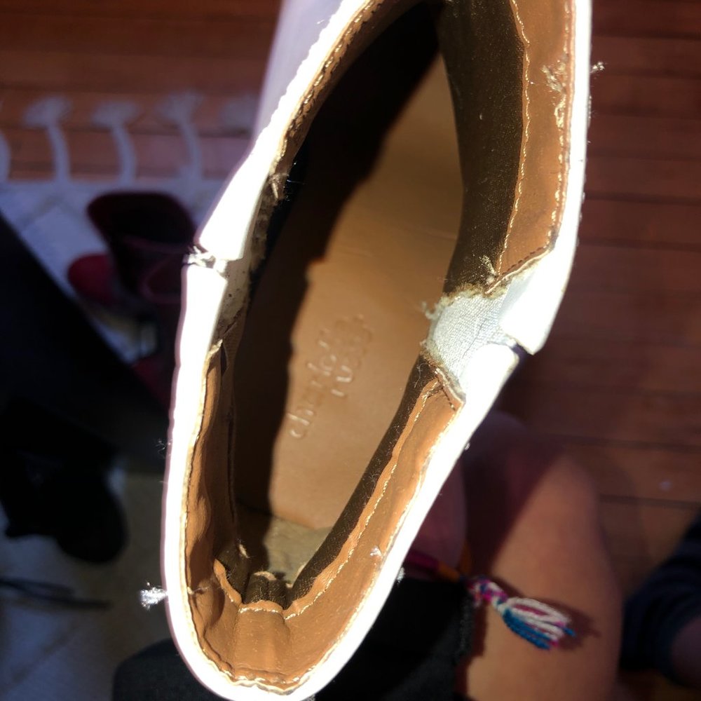 White Pointed Toe Heel Booties - image 8